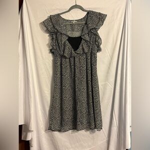 Charlotte Russe Black and White Floral Mini Dress